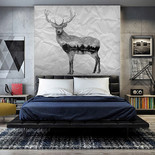 GRAYSCALE DEER #1